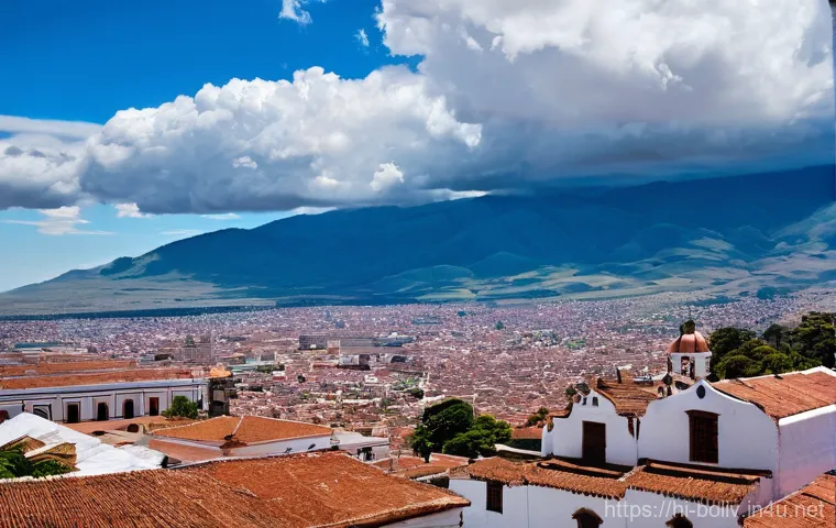 수크레의 식민지 건축물 - **Prompt:** An interior courtyard of a grand colonial building in Sucre, Bolivia, bathed in soft, na... 수크레의 식민지 건축물 - **Prompt:** An interior courtyard of a grand colonial building in Sucre, Bolivia, bathed in soft, na...