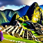 Home 8 잉카 문명과 볼리비아 - **Prompt:** "A majestic panoramic view of an ancient Inca city, such as Machu Picchu, nestled high i...